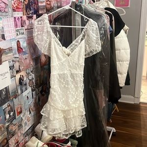 Large White Hello Molly Dress
